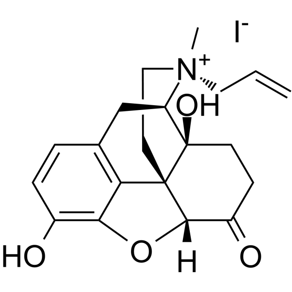Naloxone methiodide  Chemical Structure