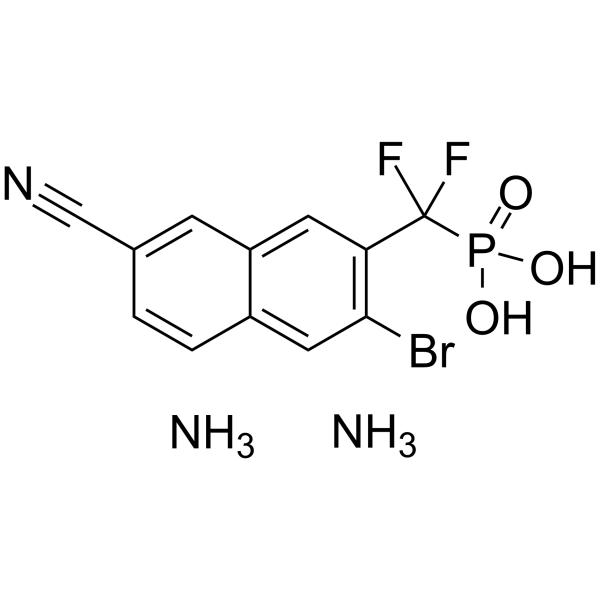 PTP1B-IN-3 diammonium التركيب الكيميائي