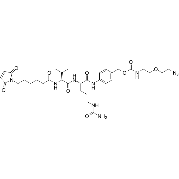 MC-VC-PAB-Azide Chemische Struktur