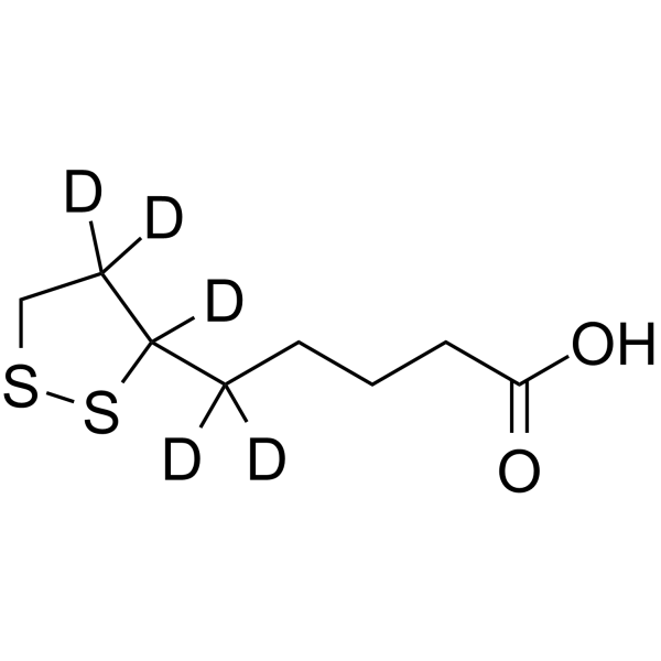α-Lipoic Acid-d5  Chemical Structure