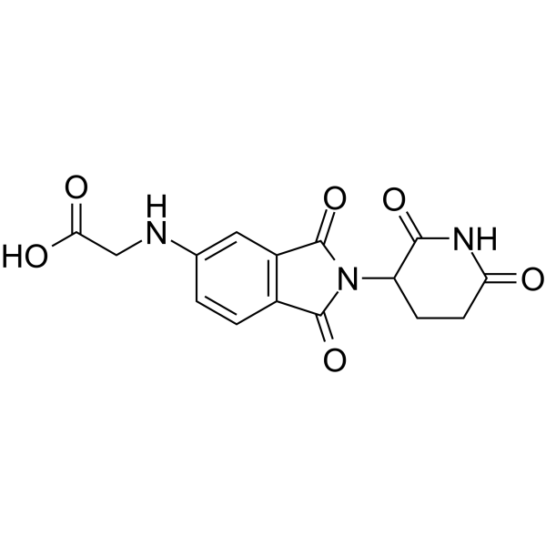Thalidomide-5-NH2-CH2-COOH  Chemical Structure