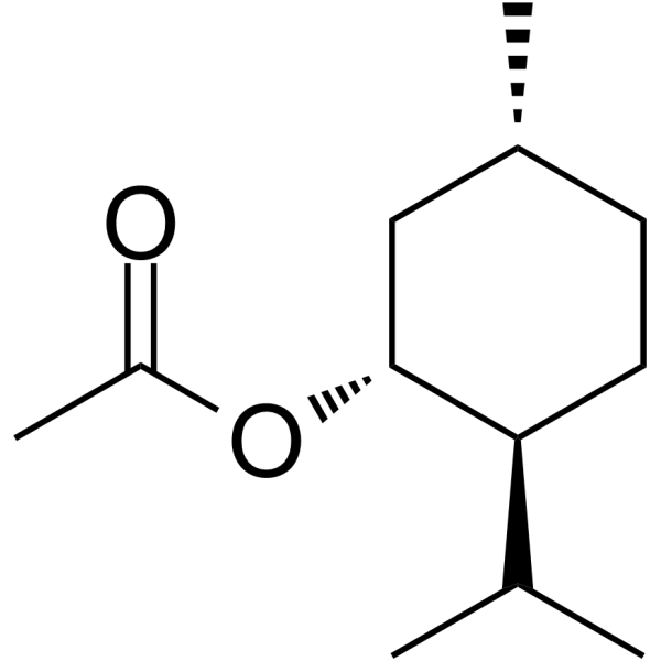 Menthyl acetate  Chemical Structure