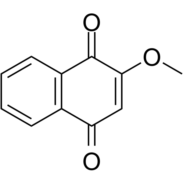 Lawsone methyl ether Chemische Struktur