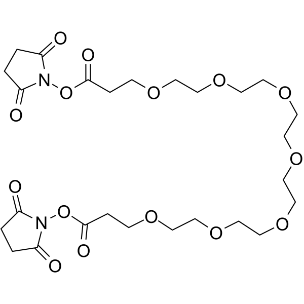 Bis-PEG7-NHS ester  Chemical Structure