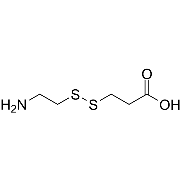 Aminoethyl-SS-propionic acid 化学構造