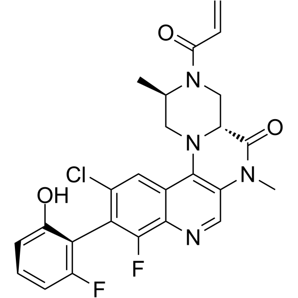 KRAS G12C inhibitor 15 Chemische Struktur