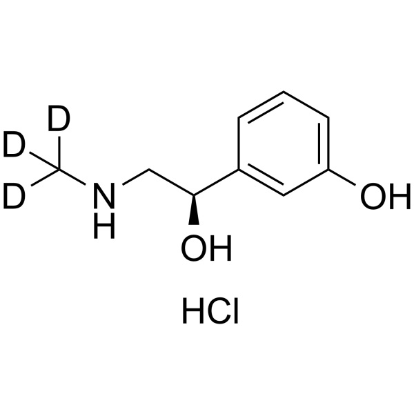 Phenylephrine-d3 hydrochloride  Chemical Structure