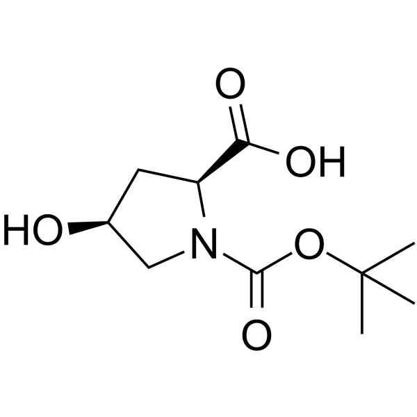 N-Boc-cis-4-hydroxy-L-proline Chemical Structure