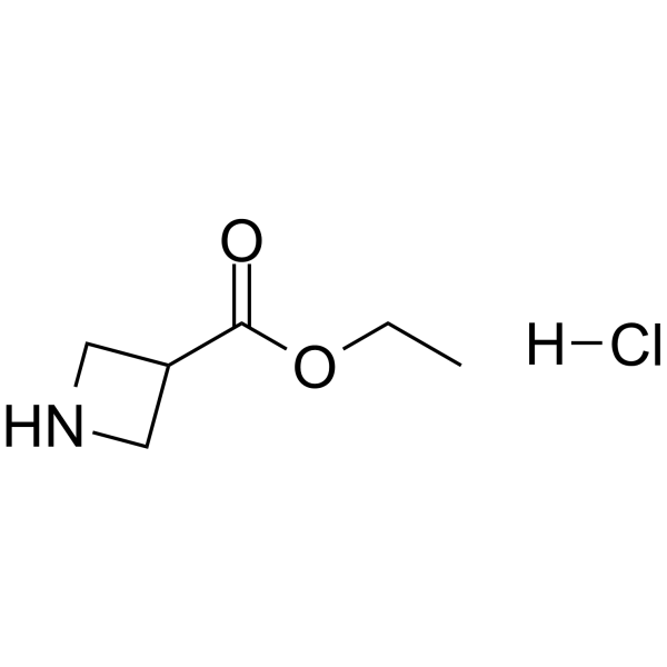 Ethyl azetidine-3-carboxylate hydrochloride  Chemical Structure