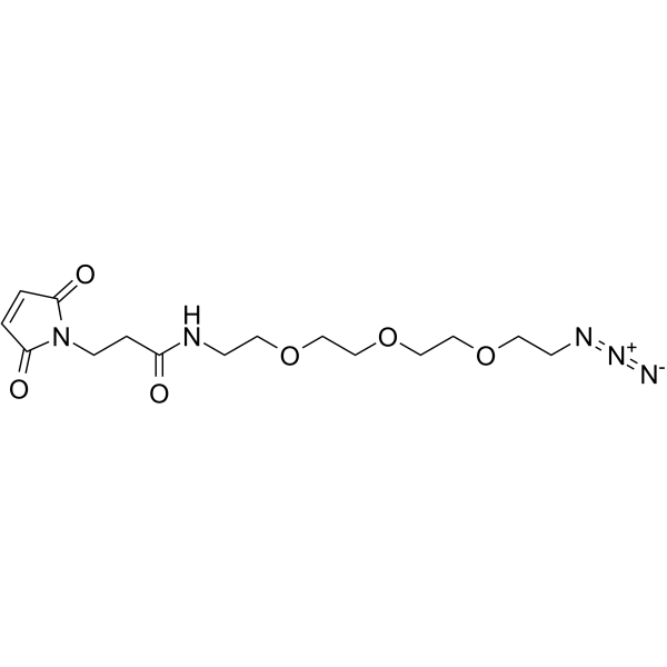 Azido-PEG3-maleimide  Chemical Structure