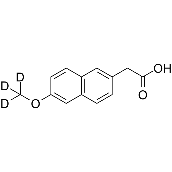 Desmethyl Naproxen-d3  Chemical Structure