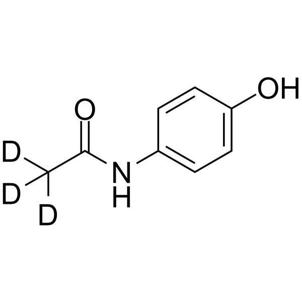Acetaminophen-d3  Chemical Structure