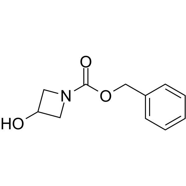 1-Cbz-3-Hydroxyazetidine  Chemical Structure