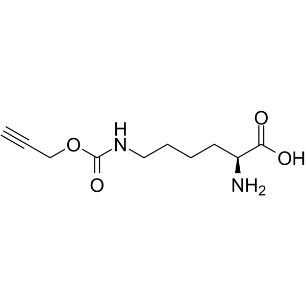 N-ε-propargyloxycarbonyl-L-lysine  Chemical Structure