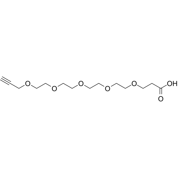 Propargyl-PEG5-acid  Chemical Structure