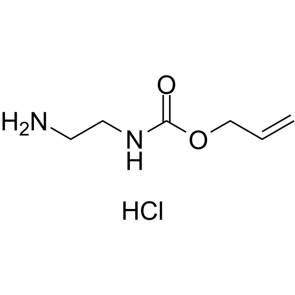 Allyl (2-aminoethyl)carbamate hydrochloride  Chemical Structure