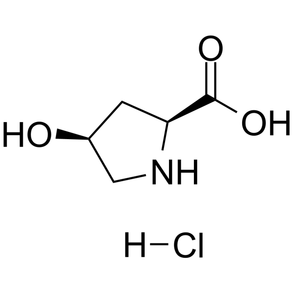 cis-4-Hydroxy-L-proline hydrochloride  Chemical Structure