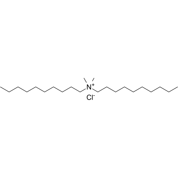 N-Decyl-N,N-dimethyldecan-1-aminium chloride 化学構造