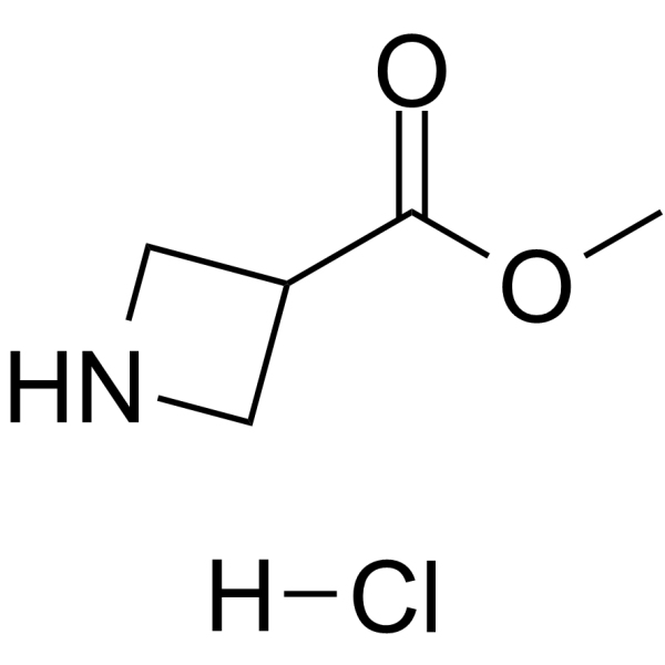 Methyl azetidine-3-carboxylate hydrochloride التركيب الكيميائي
