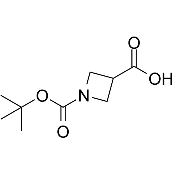 1-Boc-azetidine-3-carboxylic acid  Chemical Structure