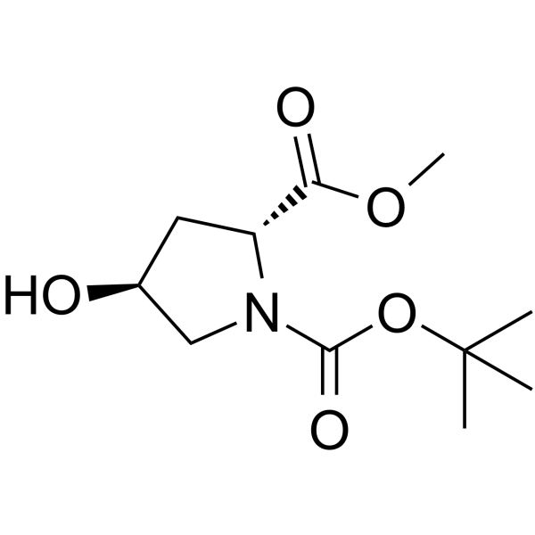 Boc-trans-D-Hyp-OMe  Chemical Structure
