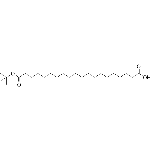 20-(tert-Butoxy)-20-oxoicosanoic acid 化学構造