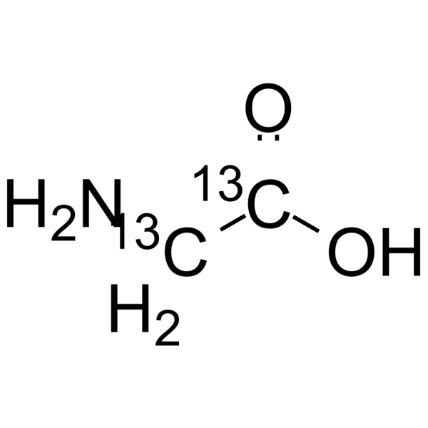 Glycine-13C2  Chemical Structure