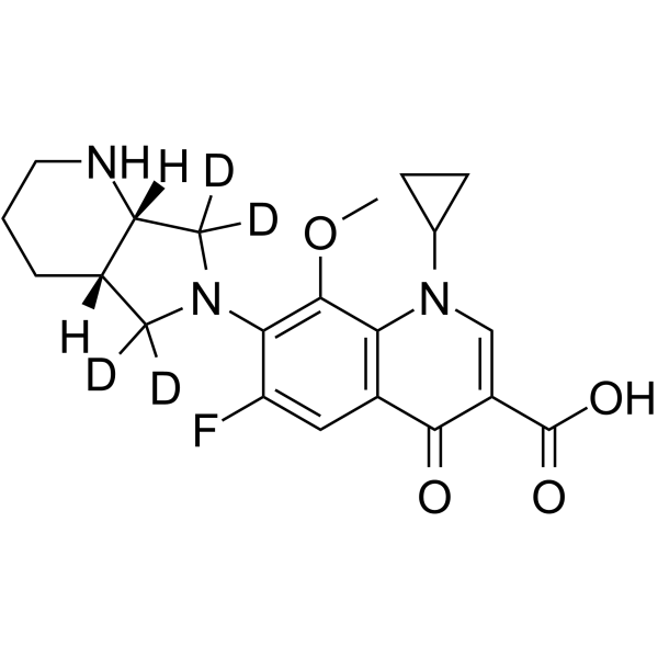 Moxifloxacin-d4  Chemical Structure