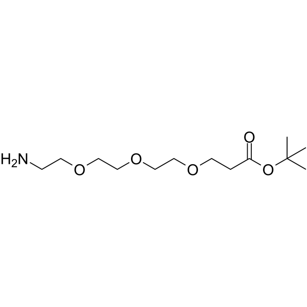 NH2-PEG3-C2-Boc Chemische Struktur
