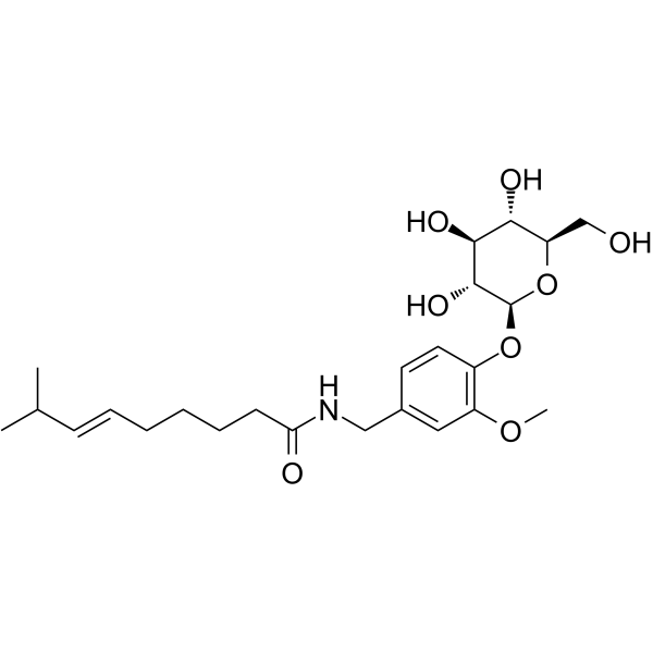 Capsaicin β-D-glucopyranoside Chemical Structure