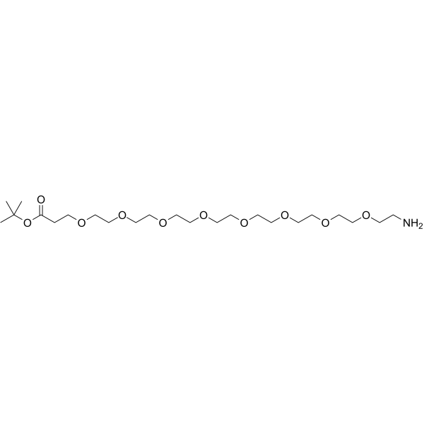 Amino-PEG8-Boc  Chemical Structure