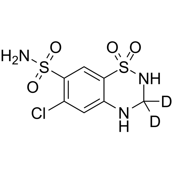 Hydrochlorothiazid-d2  Chemical Structure