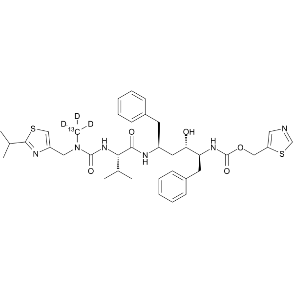 Ritonavir-13C,d3  Chemical Structure