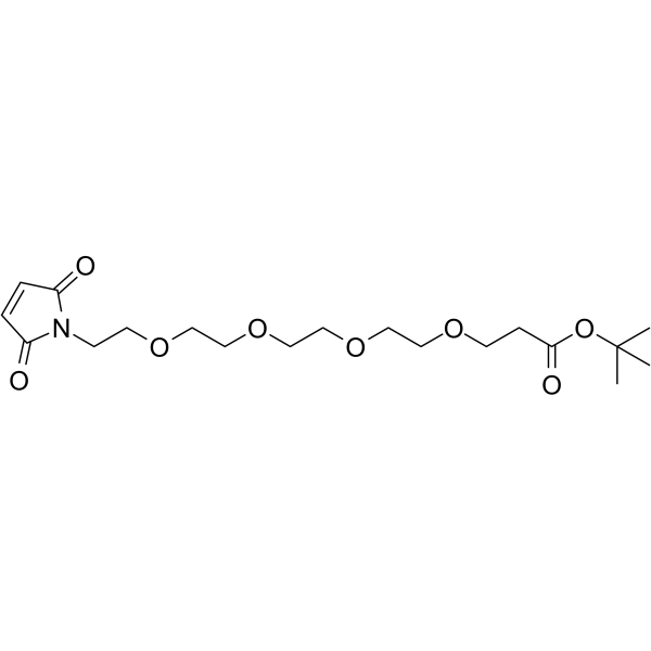 Mal-PEG4-Boc 化学構造
