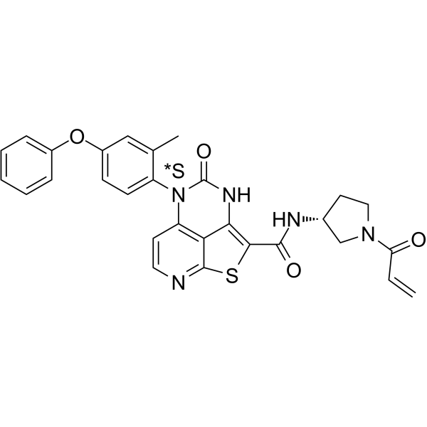 BTK inhibitor 18  Chemical Structure