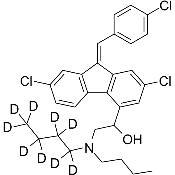 Lumefantrine-d9  Chemical Structure