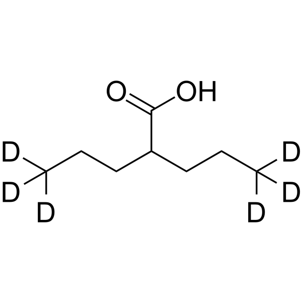 Valproic acid-d6  Chemical Structure