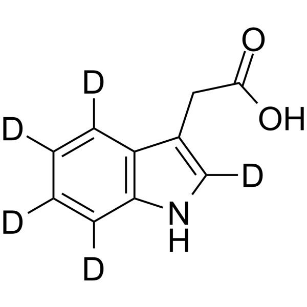 3-Indoleacetic acid-D5  Chemical Structure