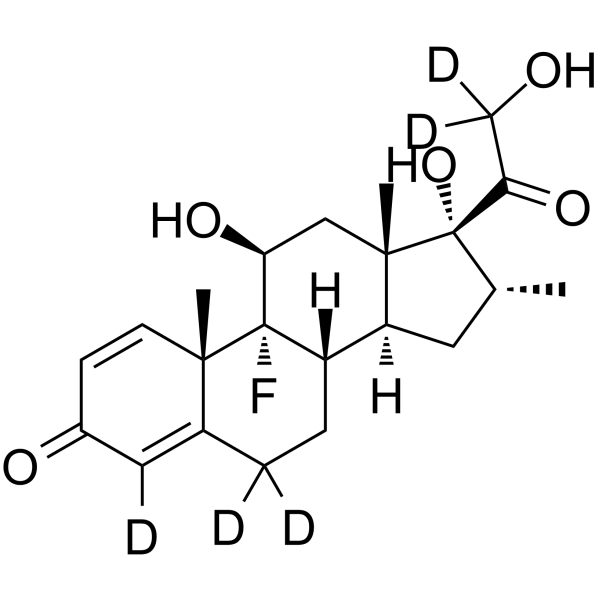 Dexamethasone-d5 التركيب الكيميائي