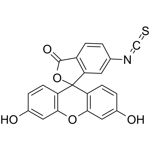 Fluorescein-6-isothiocyanate  Chemical Structure