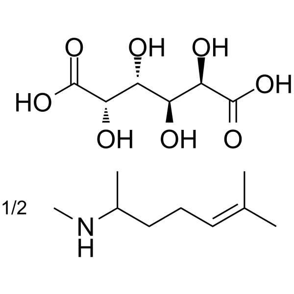 Isometheptene mucate  Chemical Structure