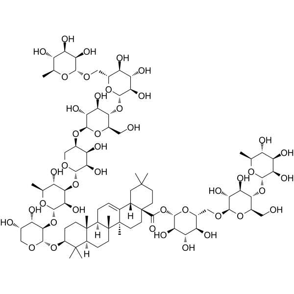 Clematichinenoside AR  Chemical Structure