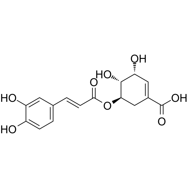 5-O-Caffeoylshikimic acid 化学構造