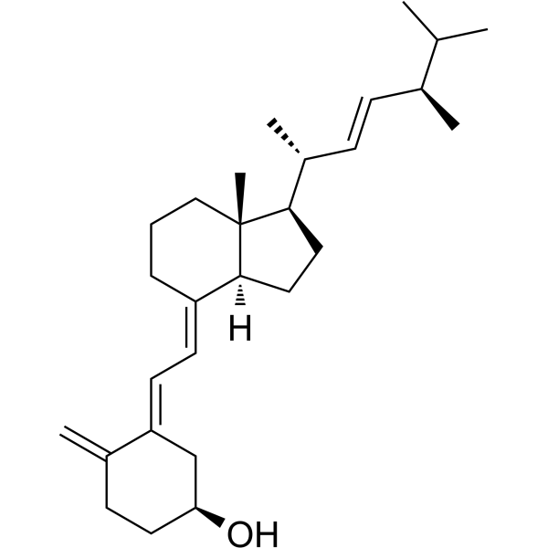 5,6-trans-Vitamin D2 化学構造