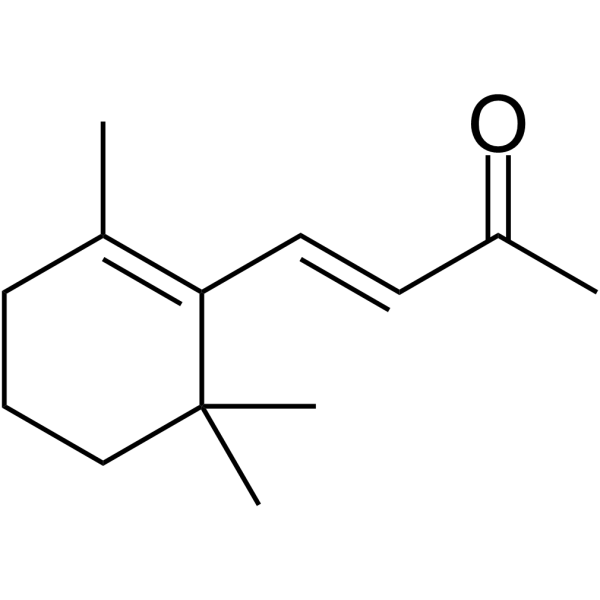β-Ionone 화학 구조