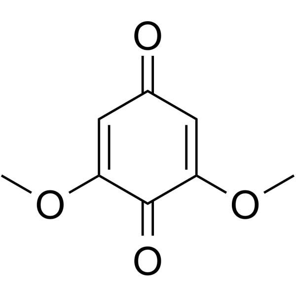 2,6-Dimethoxy-1,4-benzoquinone  Chemical Structure