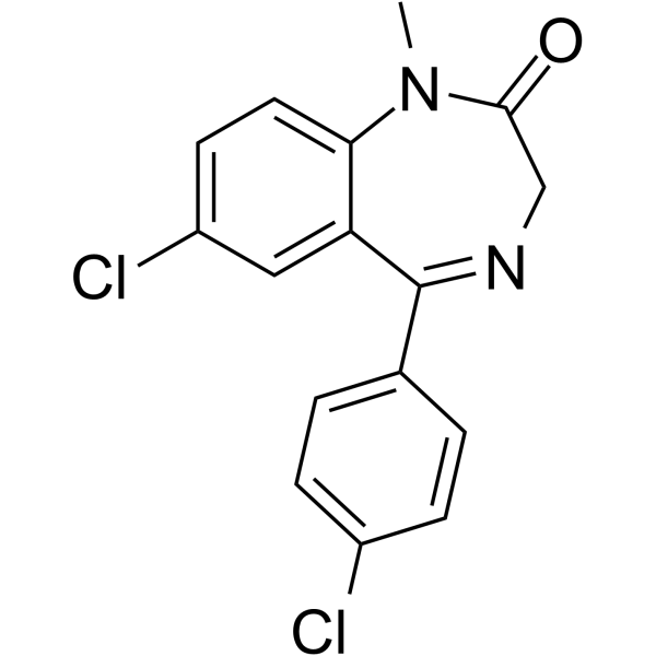 4’-Chlorodiazepam Chemische Struktur