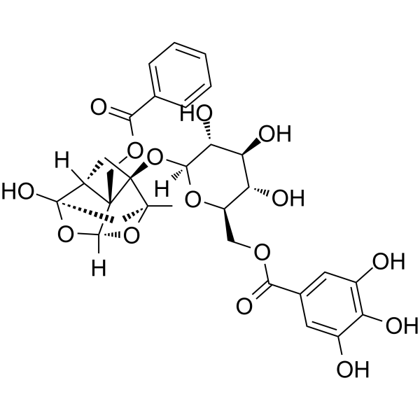 Galloylpaeoniflorin  Chemical Structure