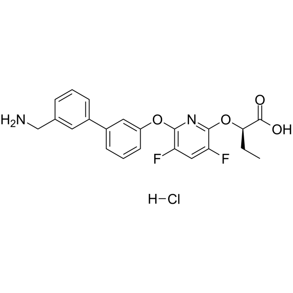 ZK824190 hydrochloride 化学構造