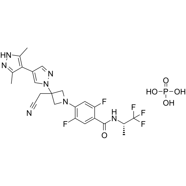 Povorcitinib phosphate  Chemical Structure